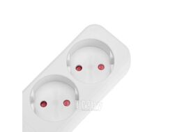 Удлинитель STANDARD 4 гнезда, 5м, 2х1,0мм², б/з, белый REXANT 13-4025
