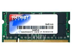 Оперативная память для ноутбука 2Gb Patriot Signature PSD22G8002S, SODIMM DDR II, PC-6400, 800MHz