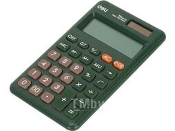 Калькулятор карм. 12р. M120 Easy зеленый, пласт., 115*68*10 мм Deli EM120