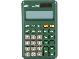 Калькулятор карм. 12р. M120 Easy зеленый, пласт., 115*68*10 мм Deli EM120