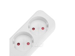 Удлинитель STANDARD 3 гнезда, 5м, 2х1,0мм², б/з, белый REXANT 13-4008