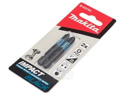 Бита Impact Black PZ2 50 мм E-form (2 шт), MAKITA