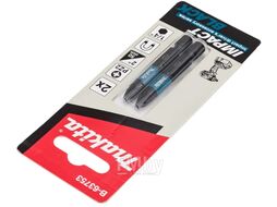 Бита Impact Black PZ2 50 мм E-form (2 шт), MAKITA