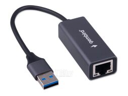 Сетевой адаптер USB NIC-U9 Gembird USB 3.0 to GLan 10/100/1000 (RJ45), алюминий, RTL8153
