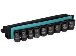 Набор головок торцевы ударных 1/2" 10 - 27 мм Impact Black (9 шт / чехол) MAKITA E-16617