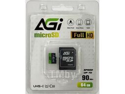 Карта памяти Perfeo МicroSDHC 64GB class 10