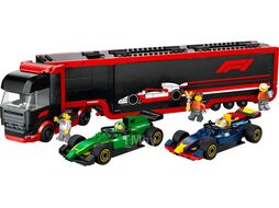 Конструктор Lego City Грузовик F1 с болидами F1 RB20 и AMR24 (60445)