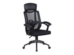 Кресло офисное BRABIX Nexus ER-401, с подголовником, черное, 531835