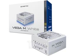 Блок питания 750Вт, Chieftec Vega M PPG-750-CW, 80 Plus Gold, APFC, ATX