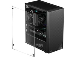 Корпус PCCooler C3B310-BKP0-GL mATX, закаленное стекло, VGA до 340мм, пылевой фильтр, 2xUSB 2.0 + USB 3.2, черный