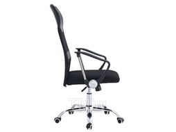 Офисное поворотное кресло Kingstyle AT-24 Fixel Chrome (черный)