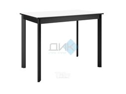 Стол DikLine LK90 Керамика Mono white (белый матовый) /подстолье черное/опоры черные