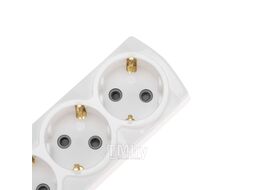 Удлинитель PREMIUM 3 гнезда, 3м, 3х1,5мм², с/з, 2 USB, белый REXANT 13-4110
