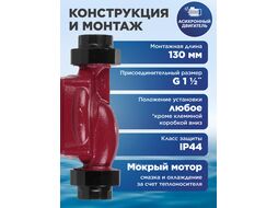 Насос циркуляционный Titan-RS25-40-130, A&P