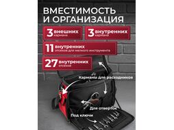 Сумка для инструмента WORTEX WB 4030 (39x21x31 cm)