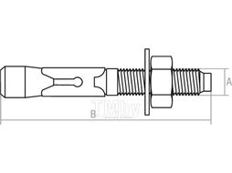 Анкер клиновой М20х125 мм STARFIX (SMP-63970-1)