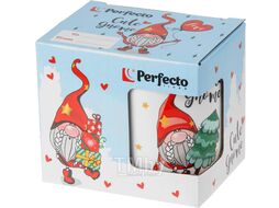 Кружка керамическая, в кор., 350 мл., CUTE GNOME-1, PERFECTO LINEA 30-202521