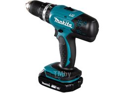Аккум. ударная дрель-шуруповерт MAKITA DHP 453 SYE в чем. (18.0 В, 2 акк., 1.5 А/ч Li-Ion, 2 скор., 42 Нм, шурупы до 13 мм, сверление в металле до 8 м