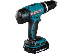 Аккум. ударная дрель-шуруповерт MAKITA DHP 453 SYE в чем. (18.0 В, 2 акк., 1.5 А/ч Li-Ion, 2 скор., 42 Нм, шурупы до 13 мм, сверление в металле до 8 м
