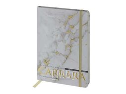 Записная книжка А5 100л на резинке "MEGAPOLIS JOURNAL.CARRARA" в линейку Bruno Visconti 3-479/07