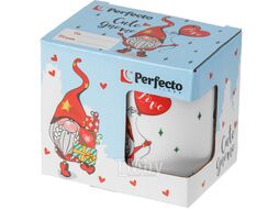 Кружка керамическая, в кор., 350 мл., CUTE GNOME-3, PERFECTO LINEA 30-202523