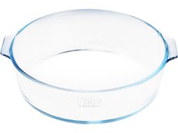 Форма из жаропрочного стекла, 1.6 л, круглая, 230х210х60 мм, PERFECTO LINEA 12-160012