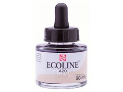 Краски жидкая акварель "ECOLINE" 420 бежевая 30 мл.