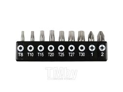 Набор бит 1/4" 25 мм на держателе TORX, PZ, GARWIN 632503
