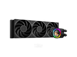 Жидкостное охлаждение ID-Cooling FX360 LCD PE Black, 350W (LGA1700 Ready)