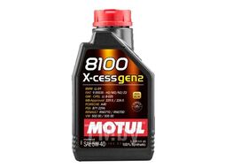 Масло моторное API SN CF ACEA A3 B4 (замена 109774) MOTUL 5W40 (1L) 8100 X-CESS GEN2 (111681)