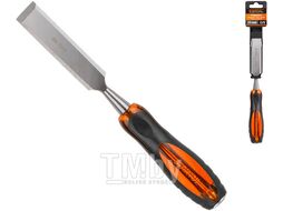 Стамеска плоская 24мм STARTUL MASTER (ST4072-24) (обрезиненная рукоятка, металлический затыльник)