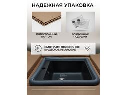 Мойка кухонная из искусственного камня ART черный 770х475 mm, AV Engineering