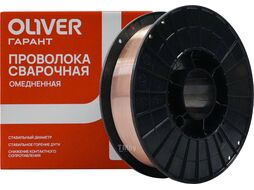 Проволока сварочная омедненная ER 70S-6 ф0,8мм (катушка D200 5 кг) Оливер (аналог СВ 08Г2С)