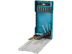Оснастка в кейсе 17 шт (биты / сверла по металлу, дереву, кирпичу) MAKITA D-74887