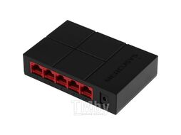 Коммутатор Mercusys MS105G, 5xLAN 1Gbps