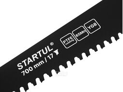 Ножовка по газобетону 700мм 17 зубьев с напайками STARTUL MASTER (ST4084-17)