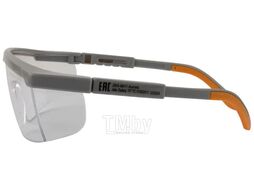 Очки открытые Aurora прозрачные (с боковой защитой и регулировкой) Jeta Safety JSG-9911