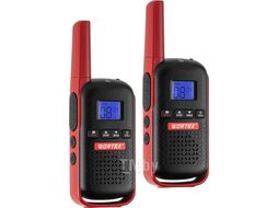 Портативная радиостанция WT 0805 в кор. (комплект 2 шт.) SOLO, PMR (446 МГц), 0,5 Вт WORTEX 1323985