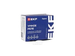Умное реле в подрозетник 1-канальное без нейтрали Zigbee EKF Connect Select ssh-1g-zb-nn