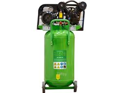 Компрессор ECO AE-1005-B2 (380 л/мин, 8 атм, ременной, масляный, вертикальный ресив. 100 л, 220 В, 2.20 кВт)
