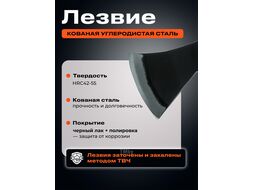Топор 1,25кг с фибергл. рукояткой STARTUL PROFI (ST2208-12)