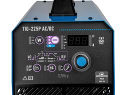 Инверторный аппарат аргонодуговой сварки SOLARIS TIG-225P AC/DC (AC/DC TIG, COLD TIG, PULSE, HF, LIFT, MMA, 200 A, 160 В-240 В)