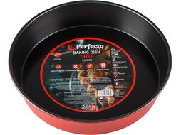 Форма для выпечки, круглая, 24,5х5 см, антипригарное покрытие, CHEF, PERFECTO LINEA 16-245408