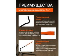 Лом-гвоздодер шестигр. 600х16мм STARTUL MASTER (ST4094-60)