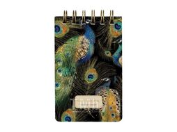 Блокнот А6- 100л на гребне "CUTE JOURNAL.FAUNA.ПАВЛИНЫ" в линейку Bruno Visconti 3-100-005/12