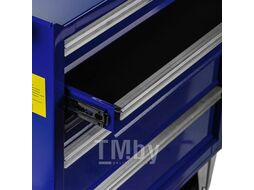 Тележка инструментальная с карманом, 5 полок, сине-серая, LICOTA AWX-2602GB-N-R