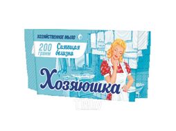 Мыло хозяйственное Хозяюшка сияющая белизна 65%, 200 г., флоу-пак 5772