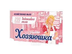 Мыло хозяйственное Хозяюшка сияющая белизна 65%, 200 г., флоу-пак 5772