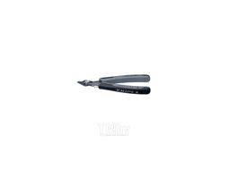 Бокорезы прецизионные Electronic Super Knips® кромка без фаски, L-125 мм, антистатические, твердость 64 HRC, чёрные, 2-комп. Рукоятки Knipex 7861125ESDSB