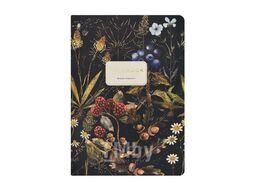 Тетрадь 40л в клетку "FLORA.Berry Bouquet" крепление-декор. нить Bruno Visconti 7-40-001/213